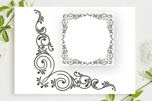 Corner: Elevating Holiday Embroidery with Swirly Elegance