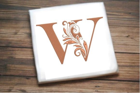 Elegant Floral Alphabet Letter W Review