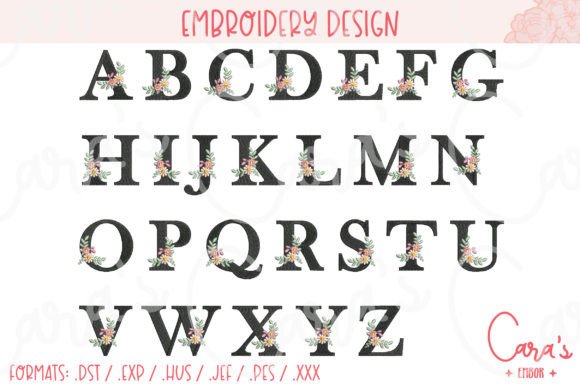 Flower Alphabet: A Designer’s Review for Craft Fairs