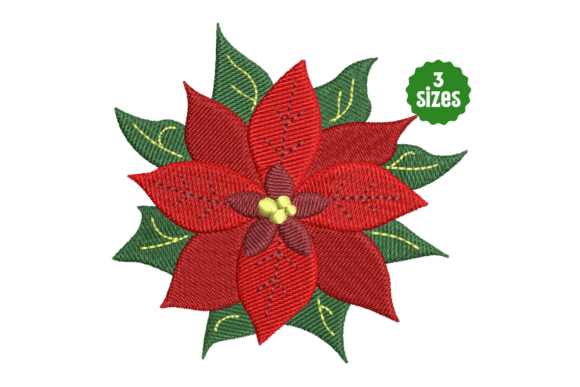 Review: Christmas Red Poinsettia Flower for Apparel