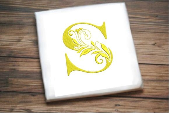 Reviewing Elegant Floral Alphabet Letter S
