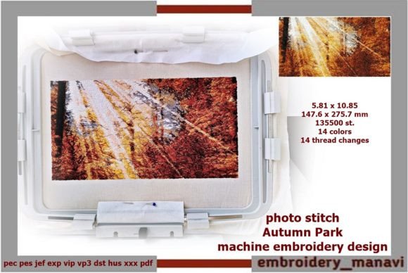 Reviewing Photo Stitch Autumn Park for Boutique Apparel