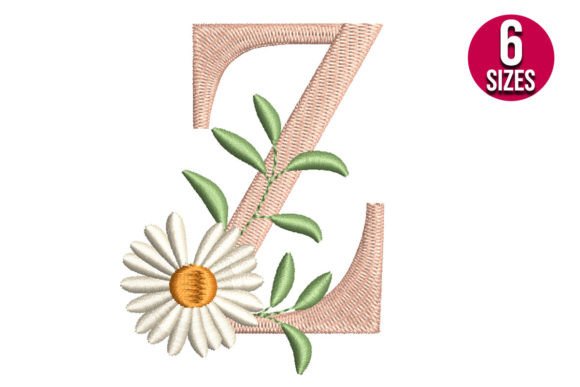 Reviewing the Floral Alphabet Letter Z for Gifts