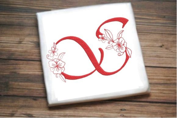 Reviewing the S Floral Monogram Letter Design