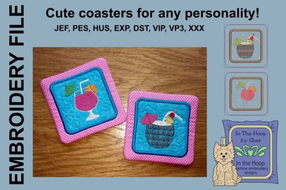 Tropical Drinks Coasters: A Designer’s Craft Fair Review